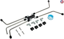 RANSOTO LS Coolant Crossover Steam Vent Kit Fuel Brake Line Compatible with