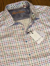 ROBERT GRAHAM MENS AUTHENTIC NEW ORIGINAL DRESS SHIRT Size XL EXTRA LARGE , NWT