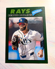 2026 Topps Heritage - Cedric Mullins Dark Green Border #284 SP Tampa Bay Rays