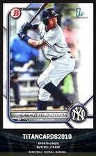 Fidel Montero 2022 Bowman 1st New York Yankees #BP-74