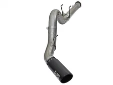 aFe for Large Bore-HD 5in DPF Back 409 SS Exhaust System w/Black Tip 2017 Ford