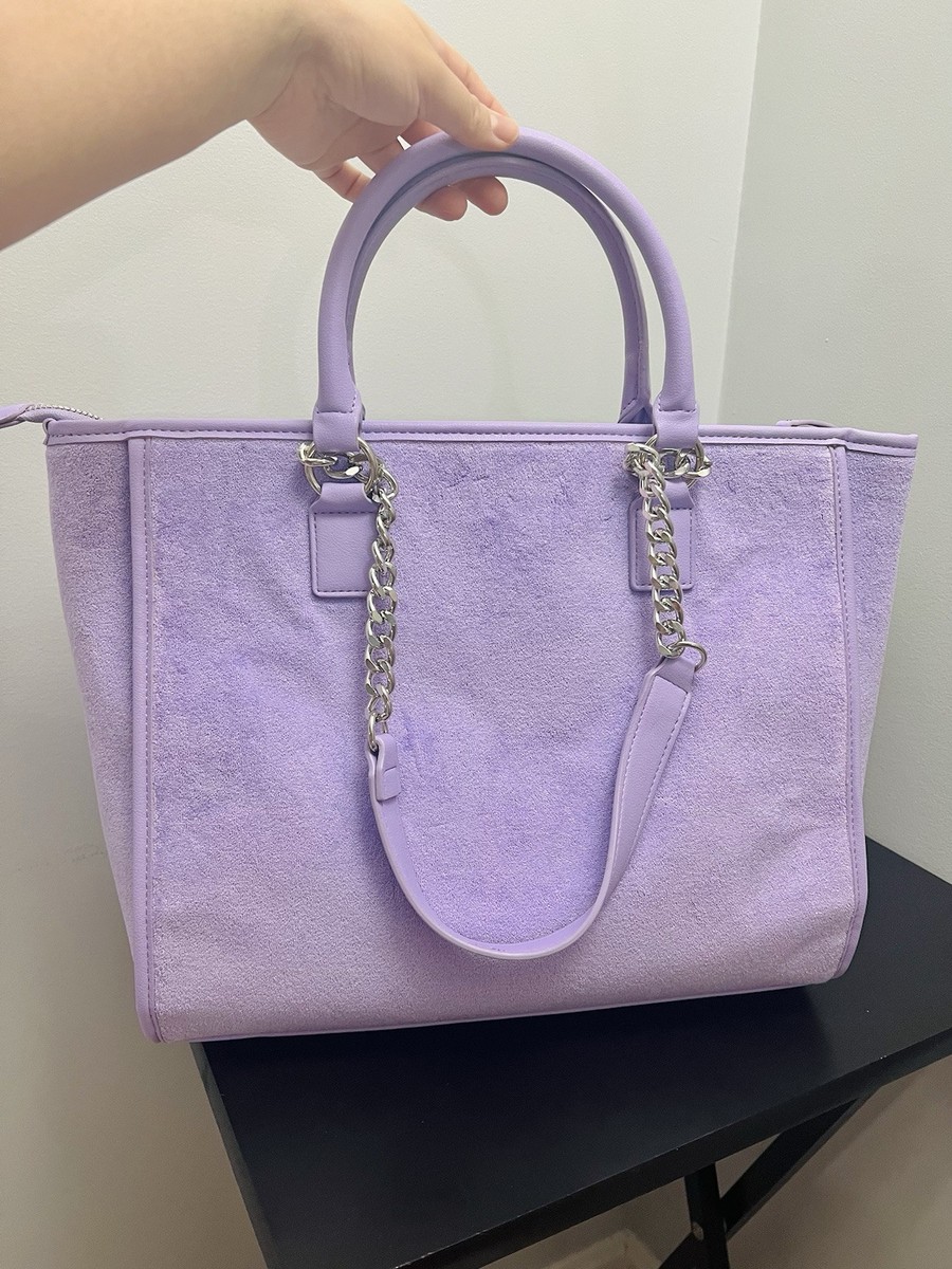 Juicy Couture Purple Diamond Beach Couture Tote large NEW