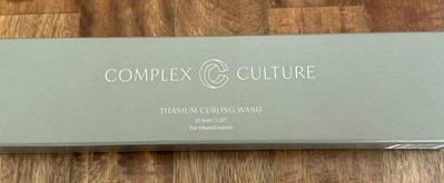 Complex Culture Titanium Curling Wand 32mm/1.25  For Relaxed Waves