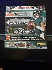 2024 Panini Prizm Nfl Football Mega Box Factory Sealed Neon Green Pulsar Prizms