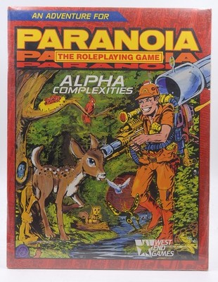 Paranoia RPG Alpha Complexities SW Edward Bolme  WEG