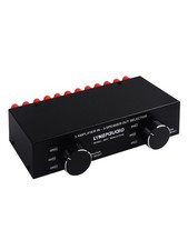 3 IN 3 OUT Passive Amplifier Selector Audio Splitter Sound Switcher for Speaker