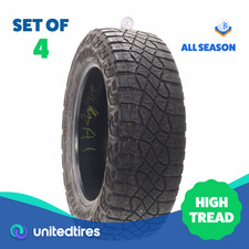 Set Of 4 Used Lt 26560r20 Goodyear Wrangler Territory Mt - 8-1032 19c0v