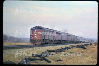 F Original Dia Rock Island RI 655 Action mit Golden State at Minooka IL 1964