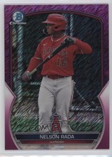 2023 Bowman Chrome Prospects Fuchsia Shimmer Refractor 131/199 Nelson Rada 0us8