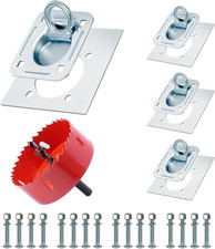 Recessed D-ring Tie Down Anchor Kit 4 Pack Trailer D Ring Tie Down Anchor Recessed D-ring Tie Down Anchor Kit 4 Pack Trailer D Ring Tie Down Anchor