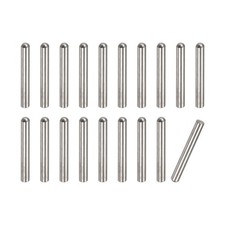 4x20mm Dowel Pins, 20pcs Round Head Flat Chamfered End Dowel Pin