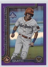 2025 Topps Pro Debut Purple Foil /299 Aidan Smith #PD-181 jc3