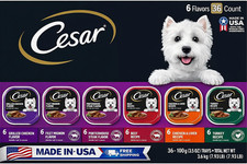 Cesar Wet Dog Food Classic Loaf in Sauce Grilled Chicken,3.5 oz, 36 Count