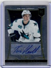 2013-14 Panini Select Tomas Hertl Rookie Auto Card /399 San Jose Sharks. rookie card picture