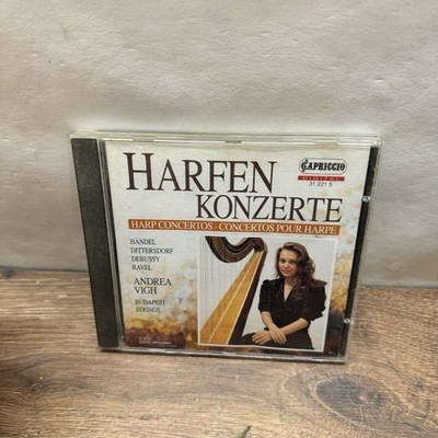 Harfenkonzerte Händel Debussy Ravel Andrea Vigh CD 