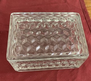 Fostoria American Cigarette Box/Glove Box 1915 1942 Excellent Condition
