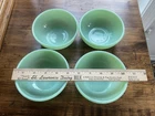 Vintage Fire King  Oven Ware Jadeite 5” Chili Bowls