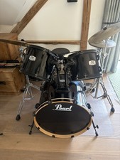 Drum Kit Pearl Export EX, black Complete USED