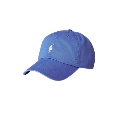 Polo Ralph Lauren Baseball Cap Mens One Sz Blue White Pony Logo hat Classic golf