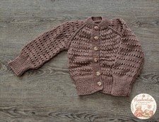 Wunderschöne handgestrickte JackeKuschelig w...