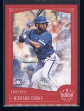 2018 Panini Diamond Kings Richard Urena #127 Framed Red Rookie