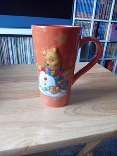 Used Large Winnie The Pooh Disney Store Christmas Mug