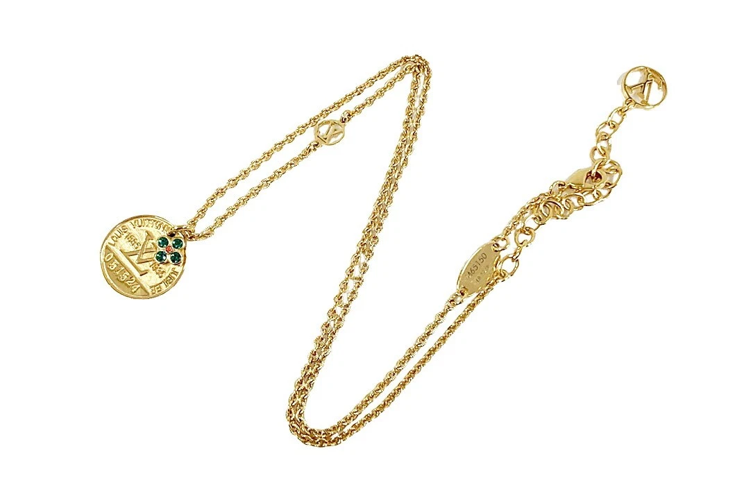 LOUIS VUITTON（LV） Collana LOUIS VUITTON M65150 Collier Medaglia Miss Windsor Gp Popolare 81410.