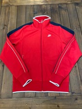 Nike Jacket Boys Small Red/Black Tracksuit Jacket Full Zip Sportswear Youth