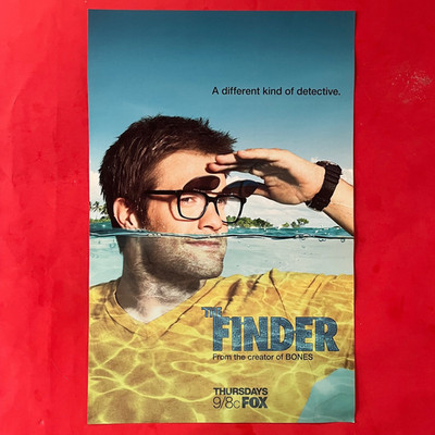 tv series THE FINDER promo poster 2012--DIFFERENT KIND OF DETECTIVE--11x17--NEW