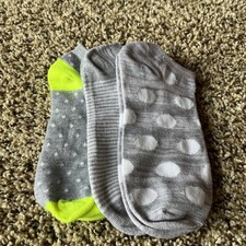 Women's Decorative Socks No Show Set of Three Brand New