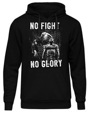  Felpa con Cappuccio Uomo No Fight No Glory | Fight Club MMA Boxe Palestra Boxe