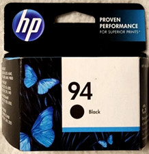 HP 94 Genuine Black Inkjet Cartridge - Exp. 3/13 - Sealed In Box/Free Shipping