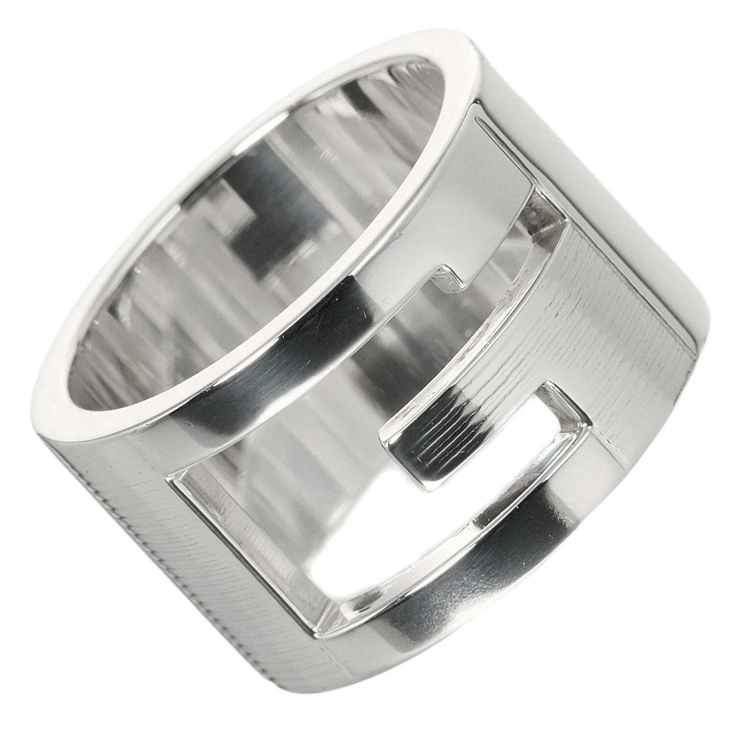 Bague Gucci Logo G Argent Argent Bijoux Authentique