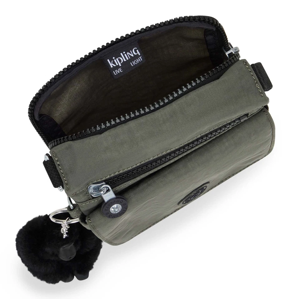 kipling Basic New Eldorado Crossbody Bag S Umhängetasche Tasche Green Moss Neu - Bild 4 von 4