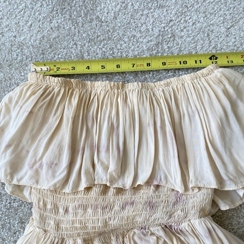 Blue Life Skort Dress Romper Womens Size Small Pink Tie Dye Strapless Boho - Picture 7 of 8