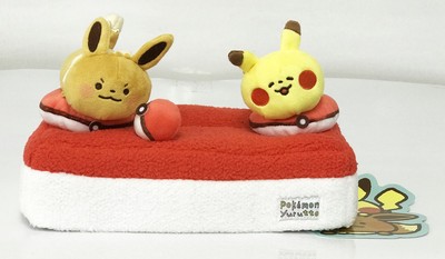 Pokemon Center Original Tissue Box Cover Yurutto Pikachu Eevee Ebay