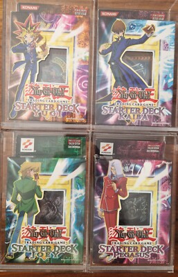YUGIOH 1.Auflage Starter Deck Bundle YUGI KAIBA EU DE JOEY PEGASUS US 1st Editio