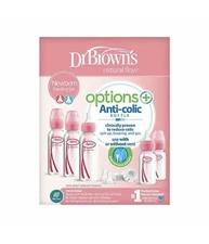 Dr. Brown's Options+ Baby Bottles Gift Set, Pink