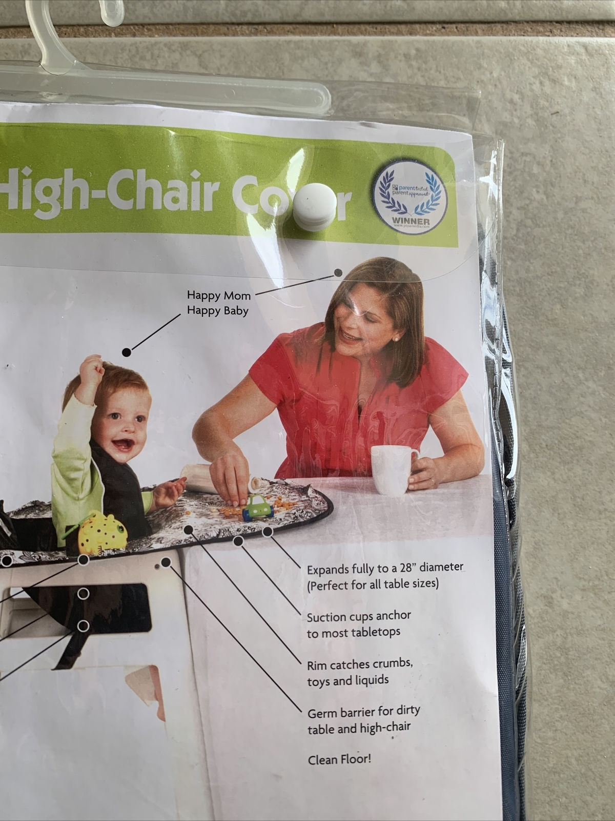 Highchair and Topper Cover by Neatnik Saucer Brand new, unopened 6+ months