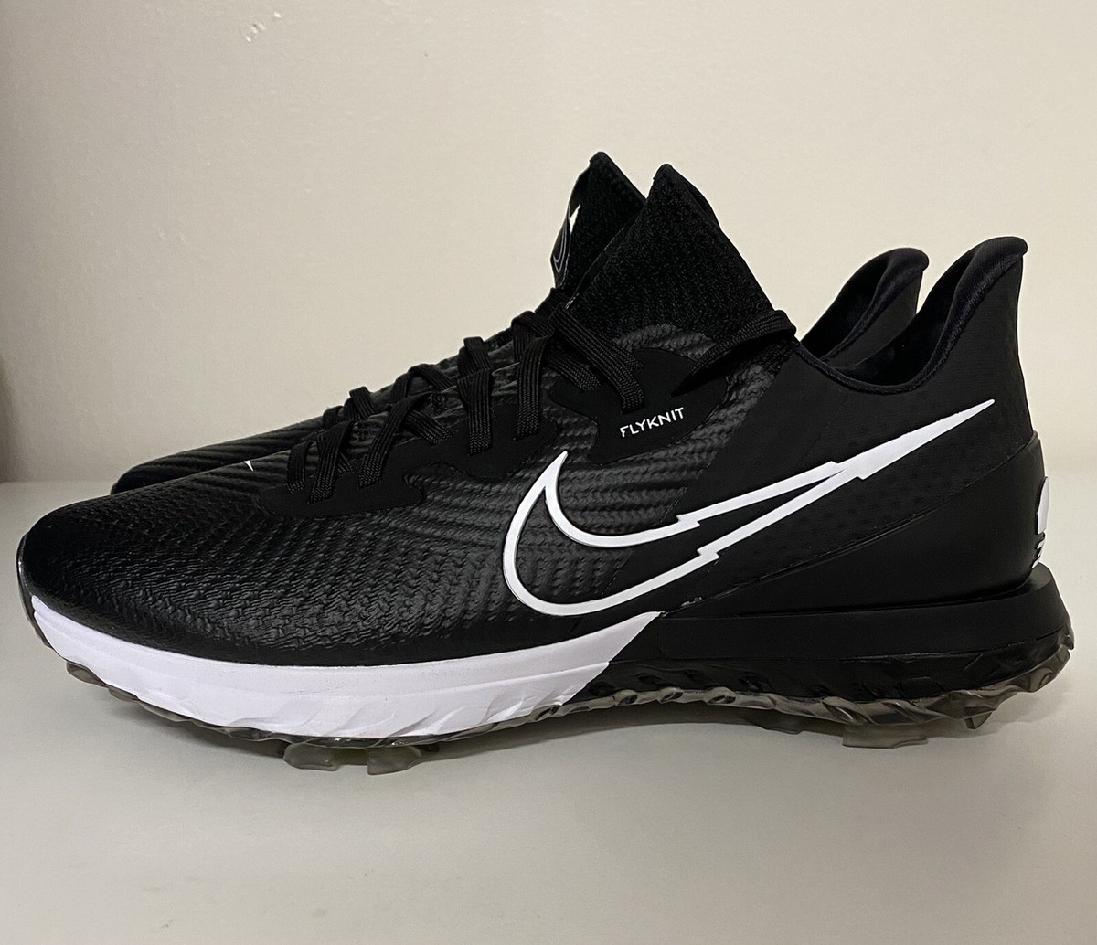Nike Air Zoom Infinity Tour Black White Mens Sz 9.5 Golf  display picture 1