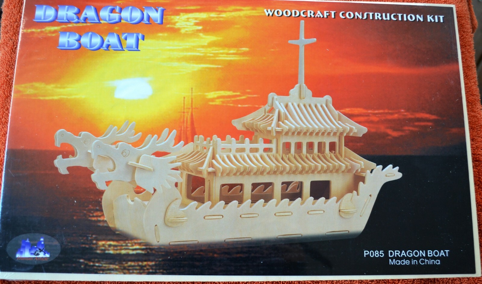 NEW SEALED WOODCRAFT CONSTRUCTION KIT DRAGON BOAT PO85 eBay
