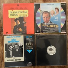 ST. VALENTINES MASSACRE / BAD COMPANY / BLUE SKIES MINT LASERDISC x3 / BT SOLD