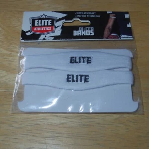 Elite Athletics Bi-Cep Bandes - 2 Pièces/Bandes - Bandes blanches avec impression noire - neuf