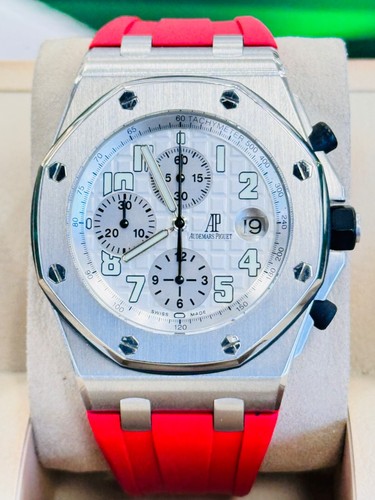 Audemars Piguet Royal Oak Offshore Chrono White Watch 26020ST....