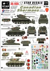 Star Decals 1/35  Canadian Shermans in the Korean War decals 35935 x