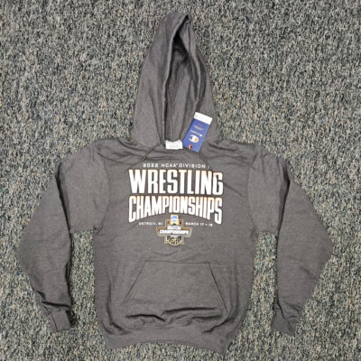 2022 NCAA Division 1 Wrestling Championship Champion Hoodie DETROIT sz SMALL