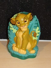 Vintage 1994 Disney The Lion King Simba Coin Bank Just Toys Plastic NO PLUG