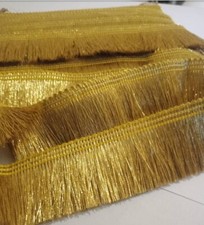 Gold Metallic braid trim "6CM" For Dresses and Fancy Costume.