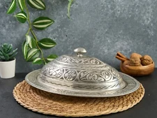 Turkish Copper Serving Plate, Serving Plater, Serving Dish, Copper Dinner Plate