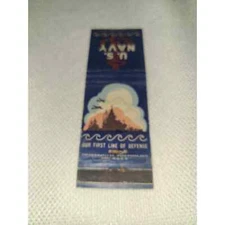 United States Navy Our First Line of Defense Matchbook Cover (LW) (T2)